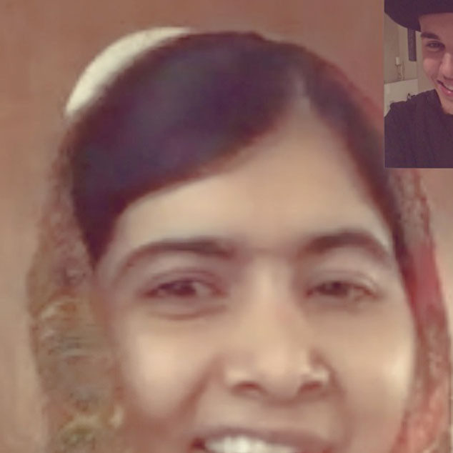 Justin Bieber, Malala Yousafzai, Facetime Justin Bieber, Malala Yousafzai, Facetime